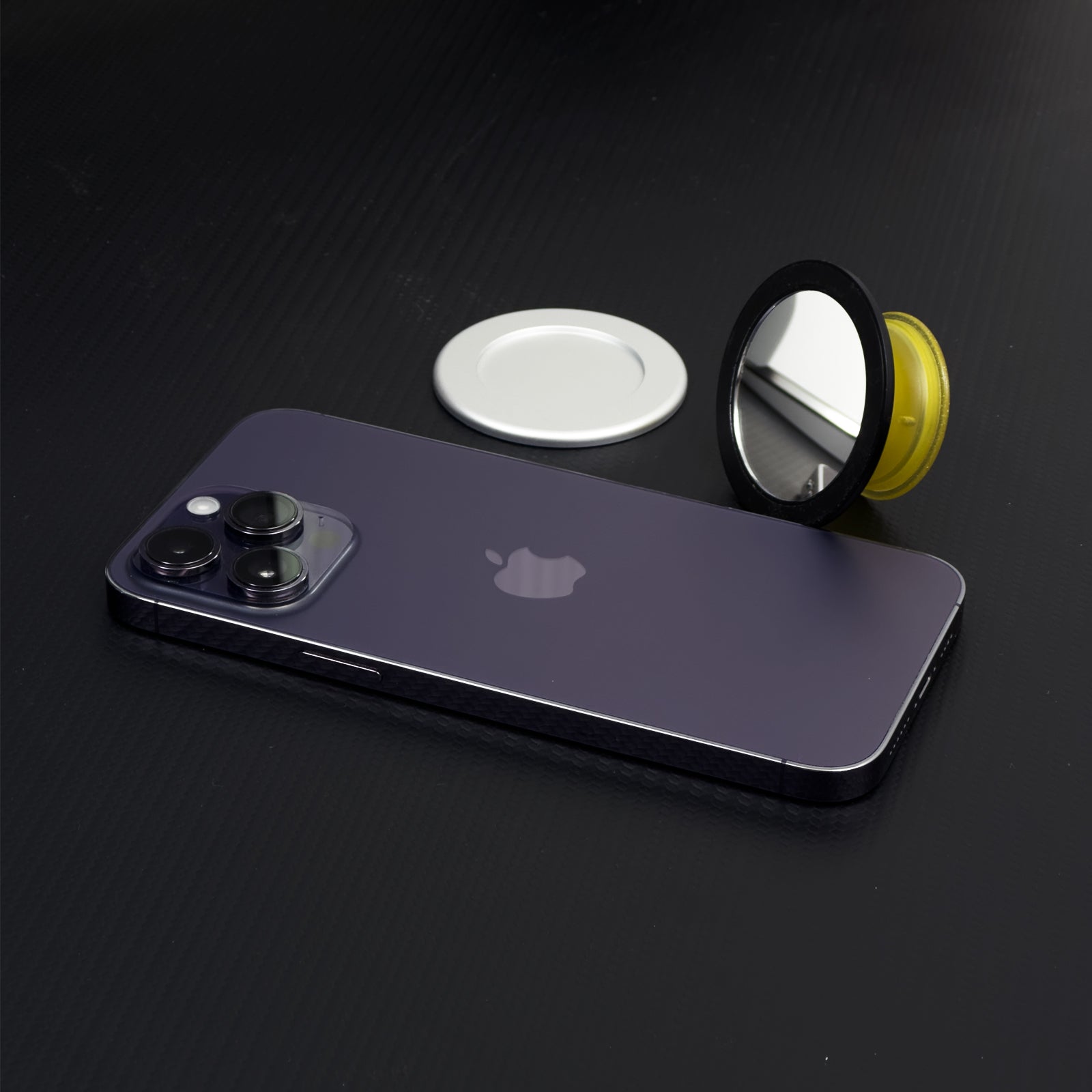 M-Base, MagSafe PopSocket Base with Mirror Embedded