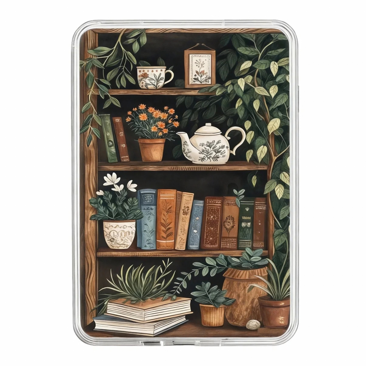 Ganinno® Book Shelves- 12th/ 11th Gen Kindle MagSafe Case