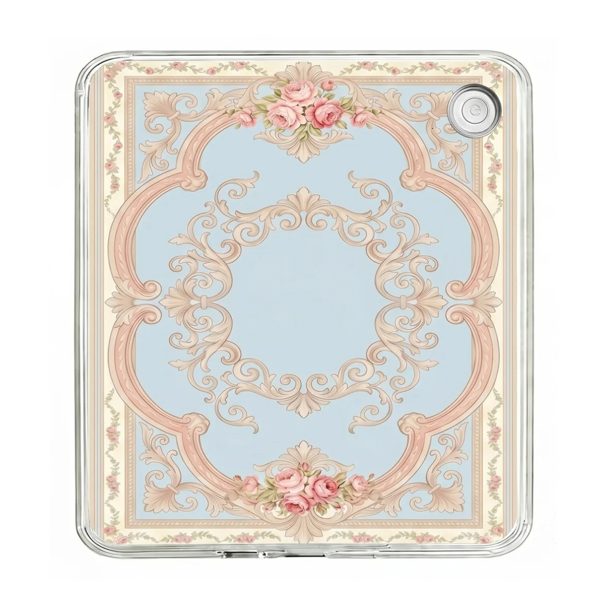 Ganinno® The Heirloom Frame - Vintage Rose Kindle/Kobo Case (Premium Soft-Touch Finish)