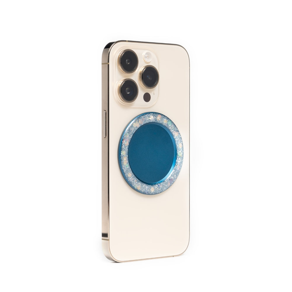MagSafe Base Flash Blue Handmade - MagSafe Compatible