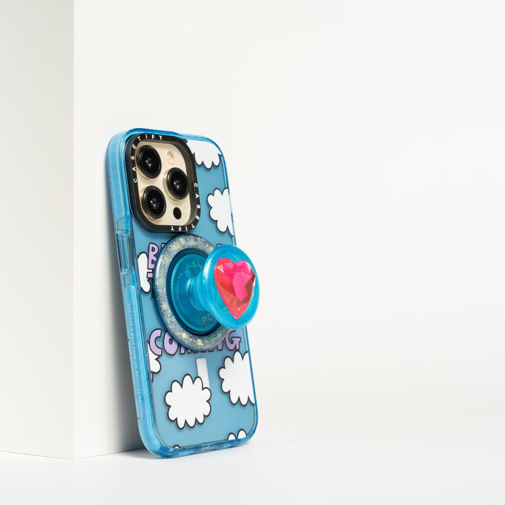 MagSafe Base Flash Blue Handmade - MagSafe Compatible