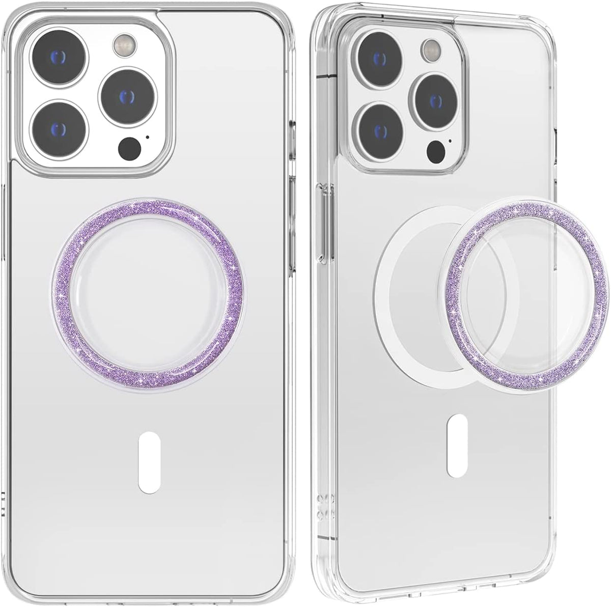 Grip Base Clear Sparkle - MagSafe Compatible Ganinno