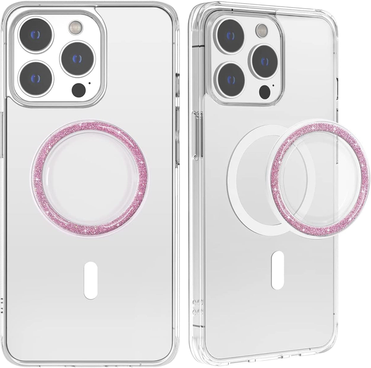 Grip Base Clear Sparkle - MagSafe Compatible Ganinno