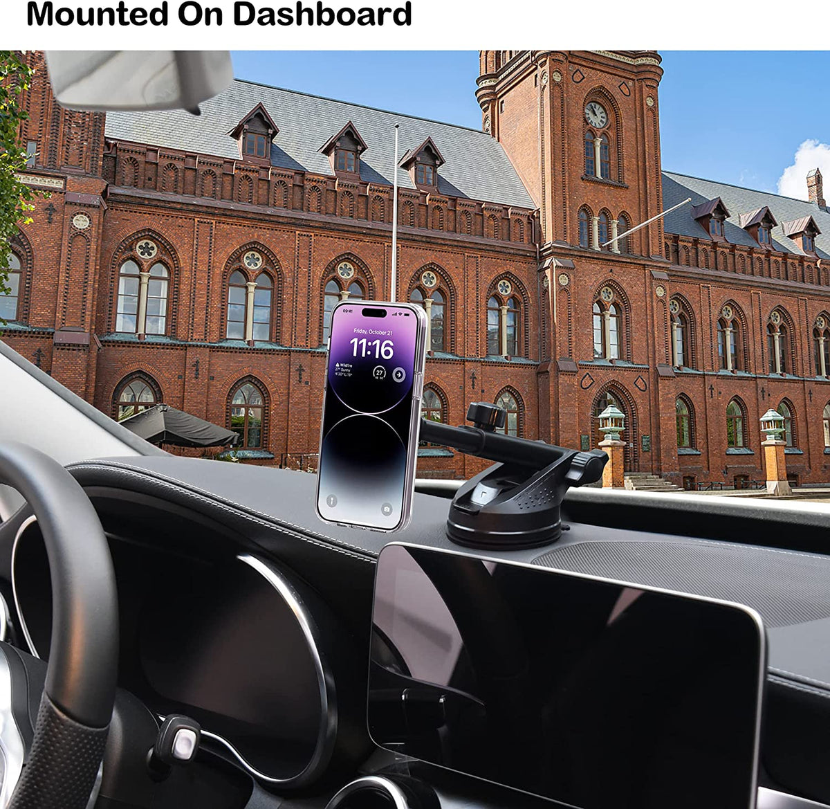 Air Car Mount(Dashboard & Windshield)- MagSafe Compatible Ganinno