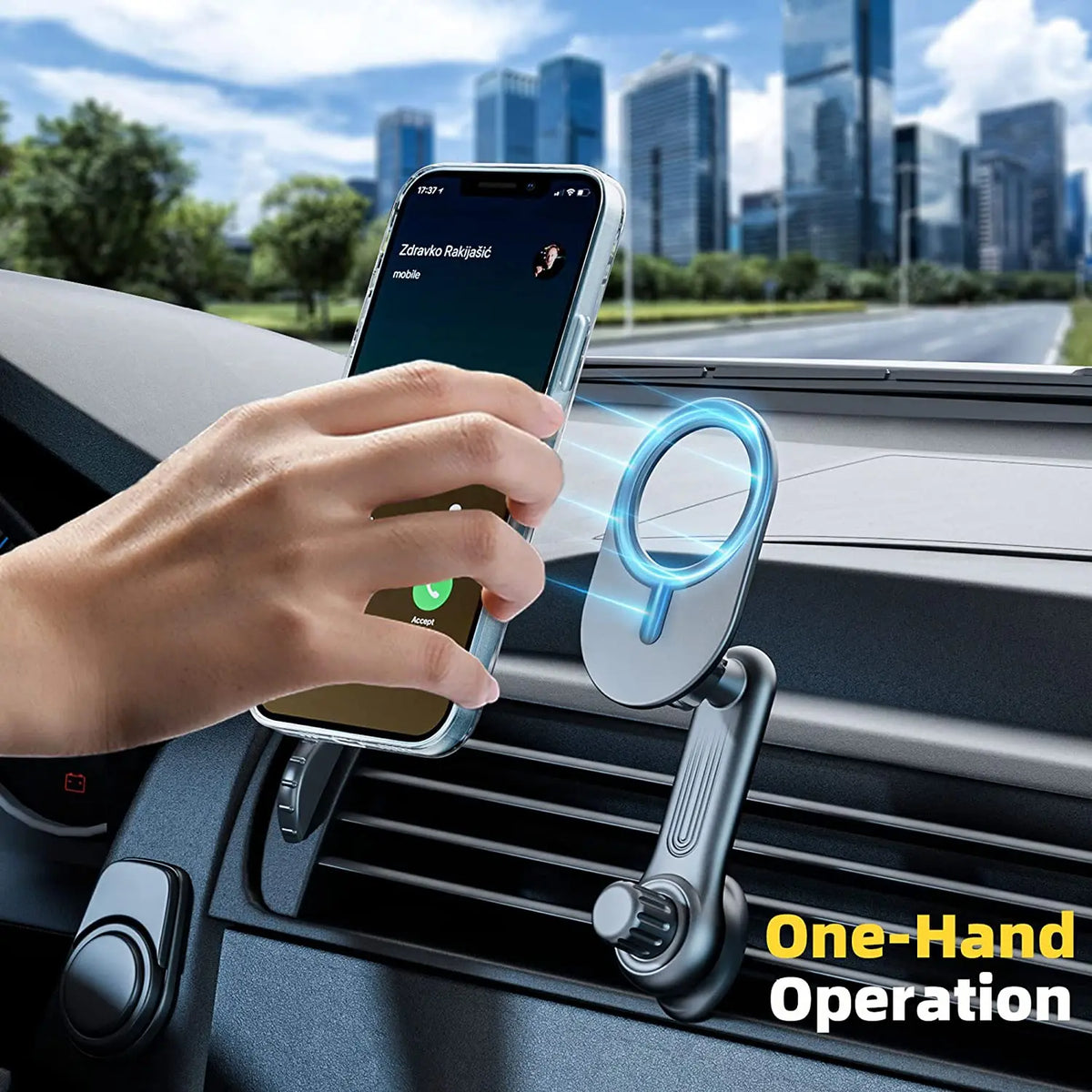 Air Car Mount(Vent)- MagSafe Compatible Ganinno