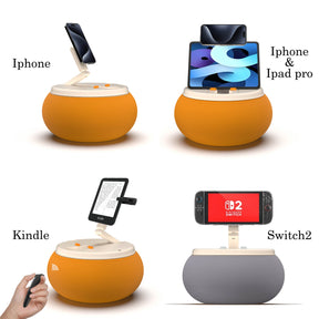 Magnetic stand pillow