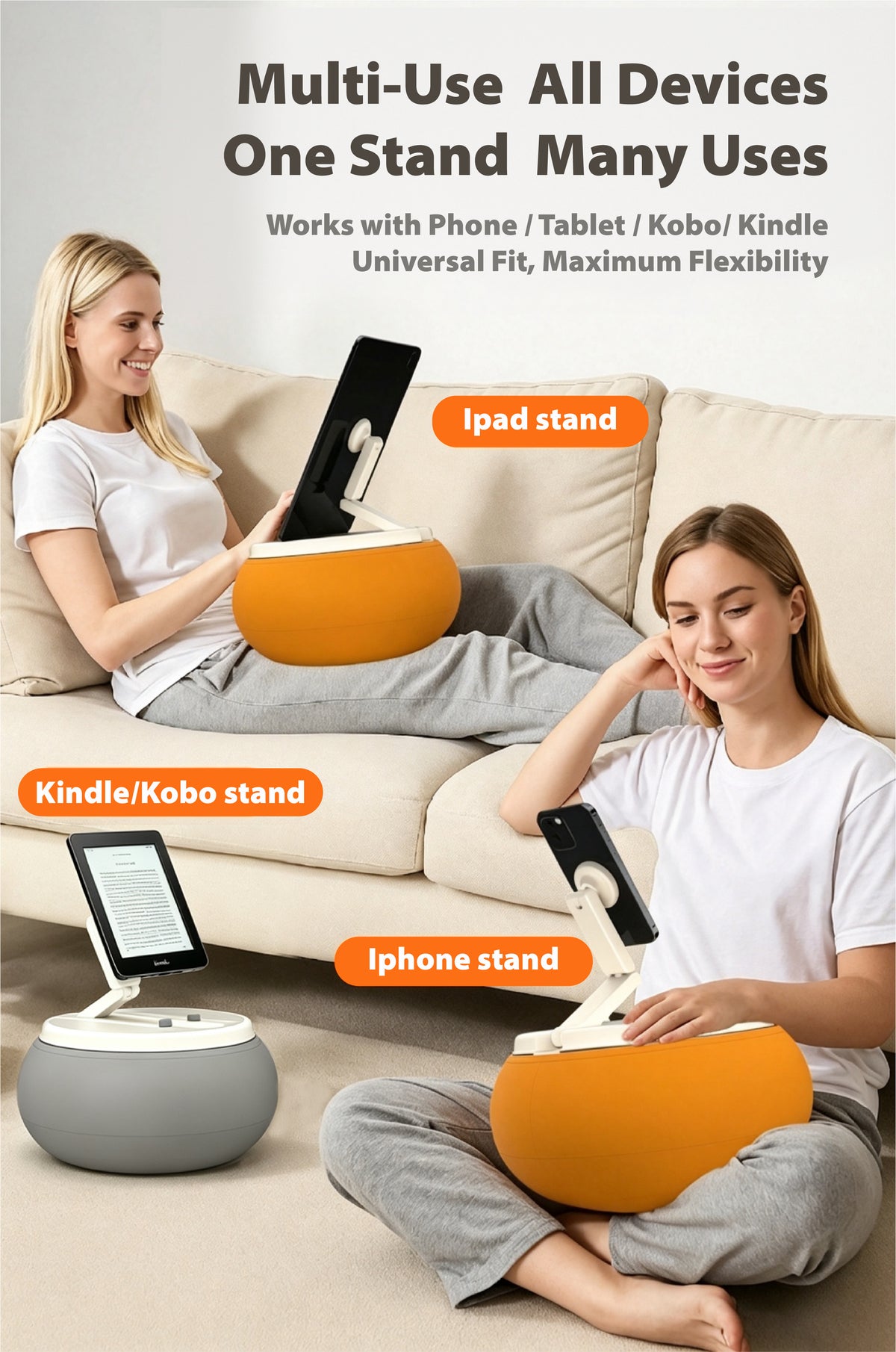 Magnetic stand pillow