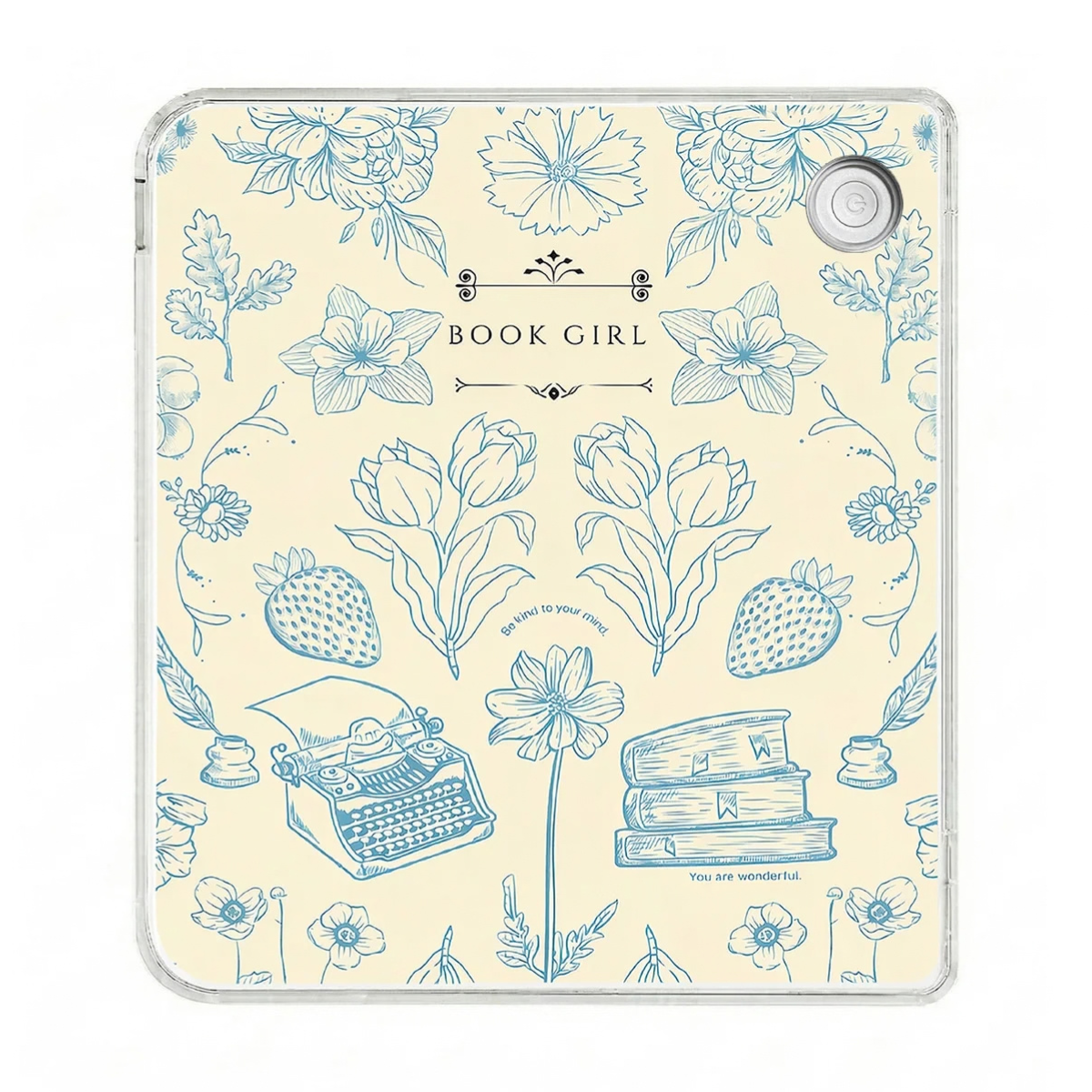 Ganinno® Book Girl- 12th/ 11th Gen Kindle MagSafe Case