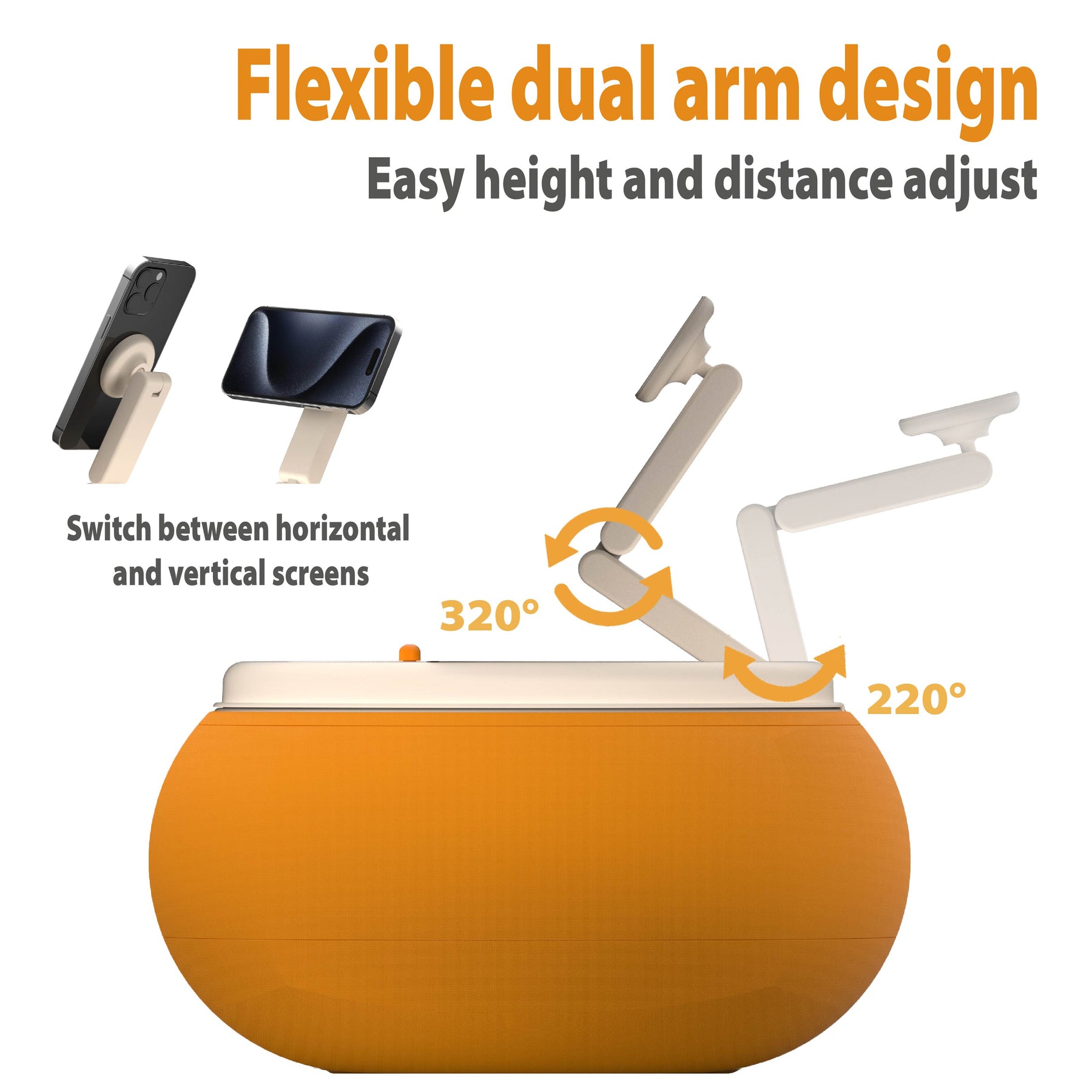 Magnetic stand pillow