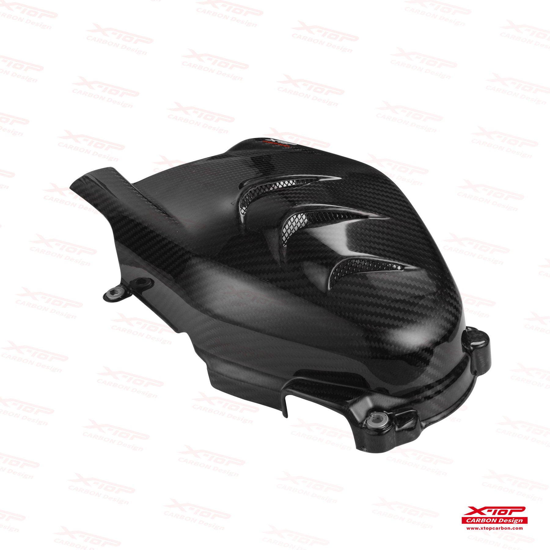 X-TOP Motorcycle engine transmission interface cover, carbon fiber transmission cover parts