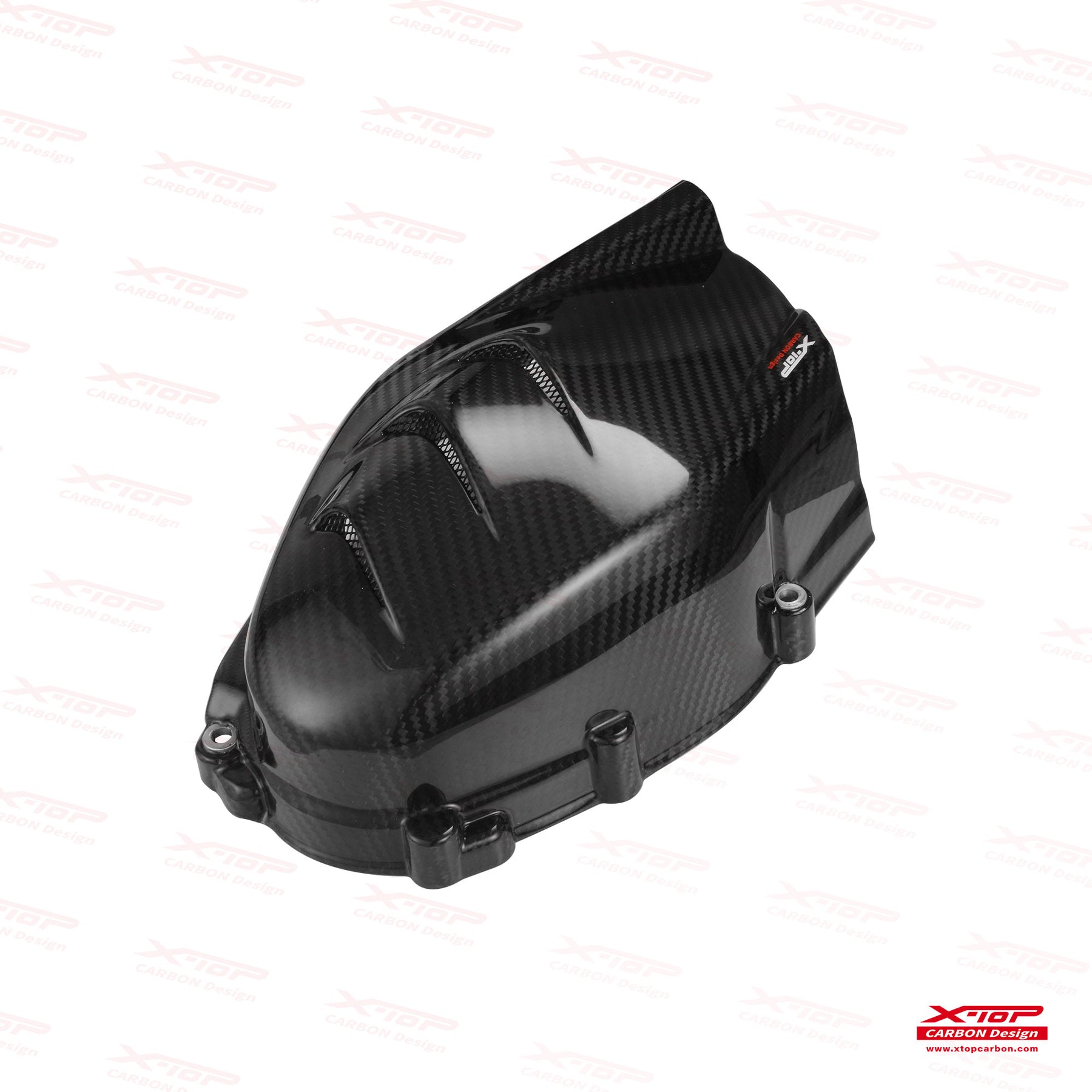 X-TOP Motorcycle engine transmission interface cover, carbon fiber transmission cover parts