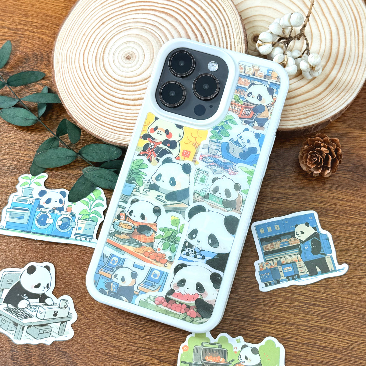 DIY Phone Case (Panda Bliss)