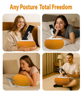 Magnetic stand pillow