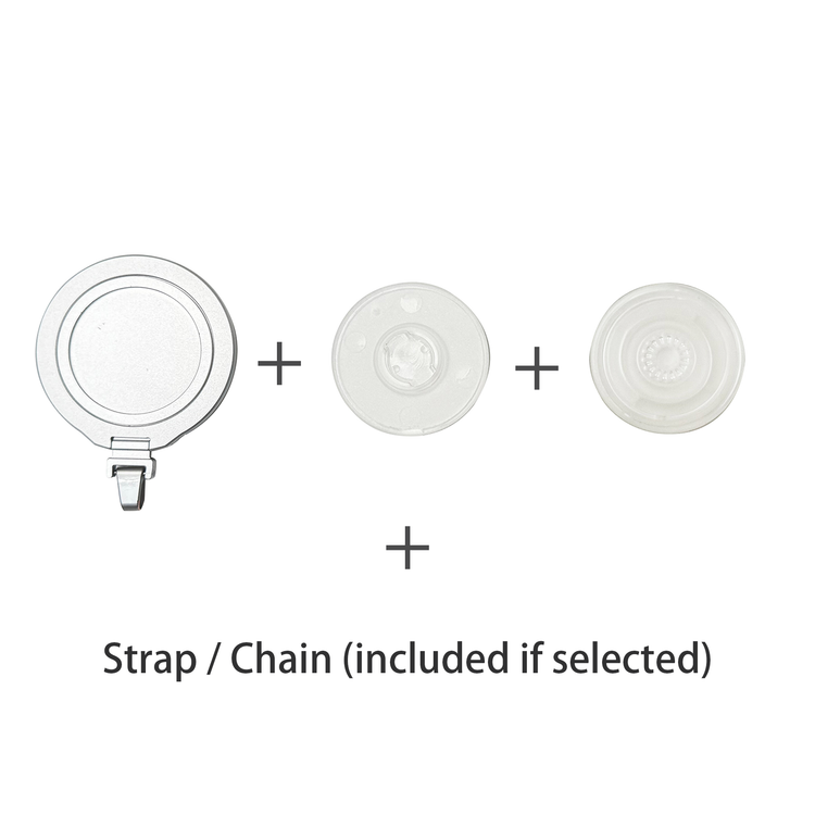 Magnetic Grip Strap/ Charm - Swappable Grip Base Stand with Strap Hook for Phones & Kindles