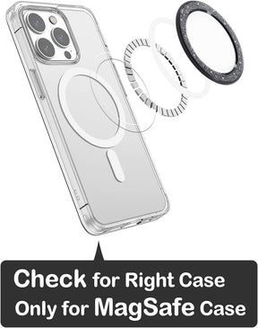 Grip Base Clear Sparkle - MagSafe Compatible