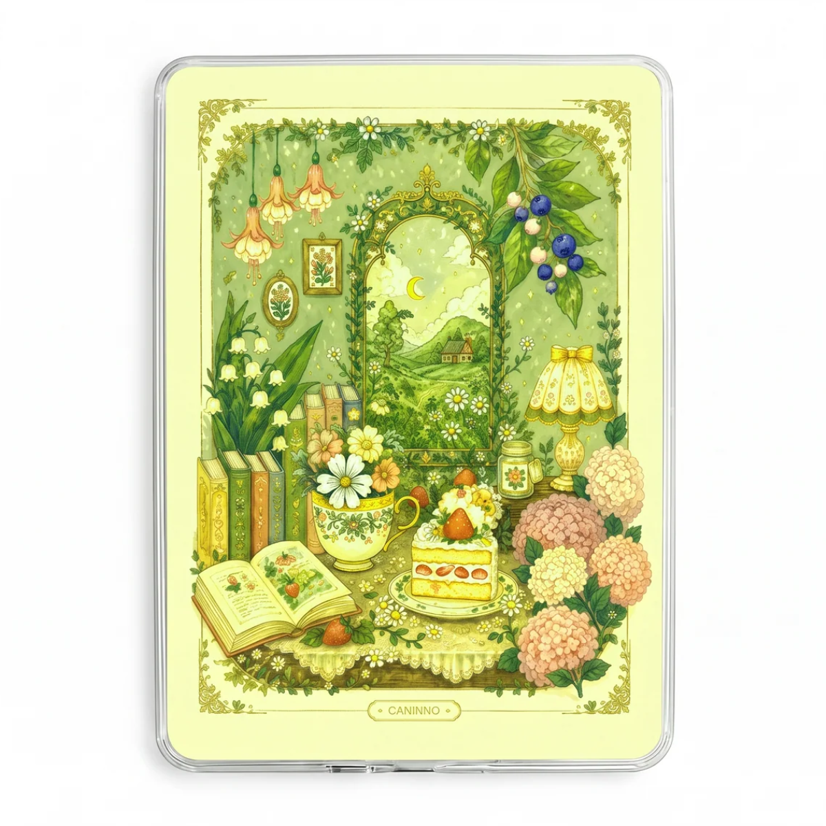 Ganinno® The Cottage Window Kindle/Kobo Fully Magnetic Case (Premium Soft-Touch Finish)