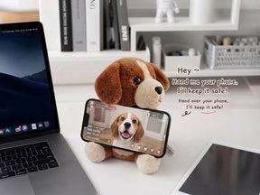 （Ships mid-November.）Plush Doll Magnetic Phone/Kindle/Kobo Grip & Foldable MagSafe Stand（副本）