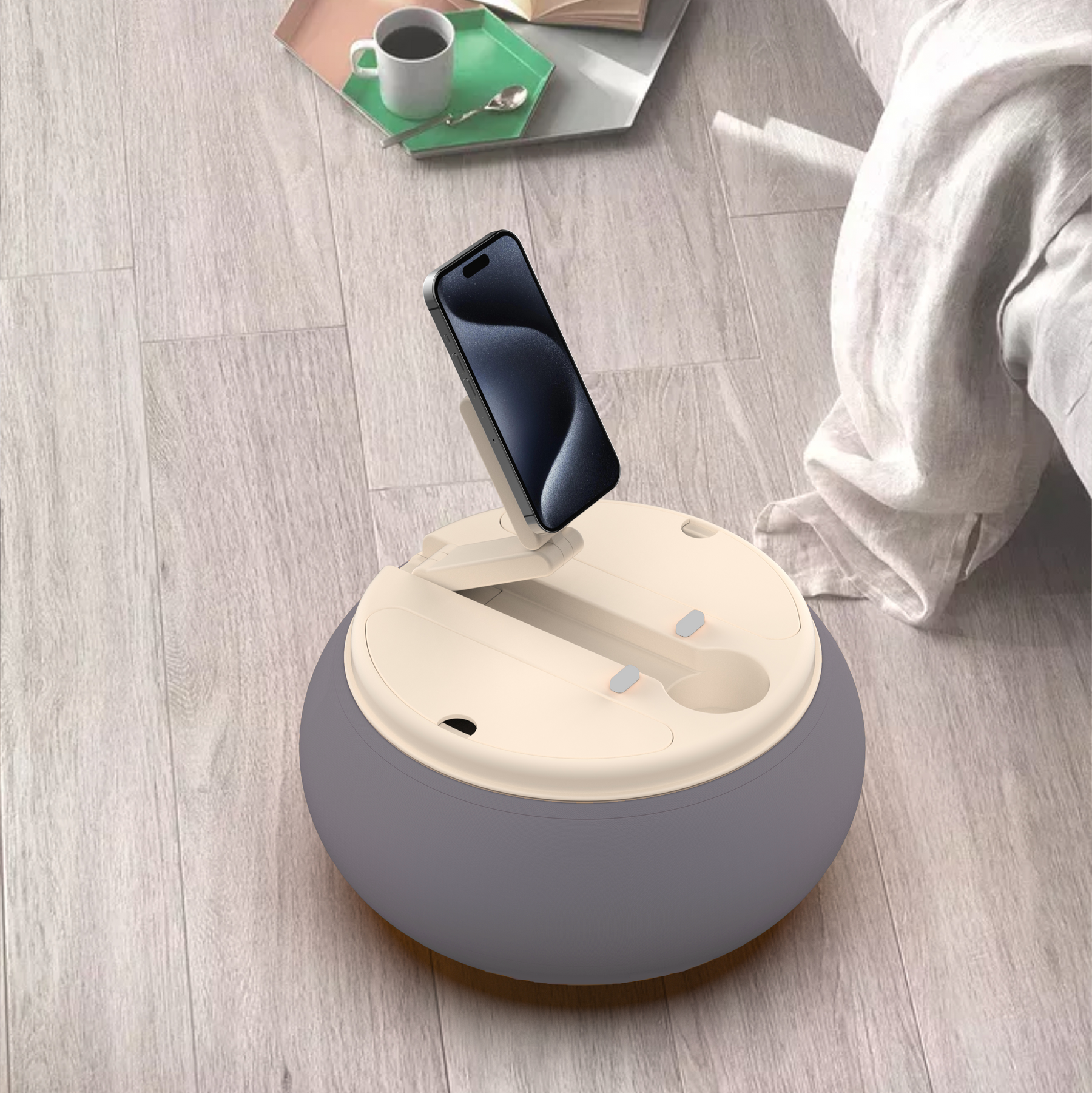 Magnetic stand pillow