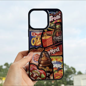 DIY Phone Case (80s Retro Stickers)