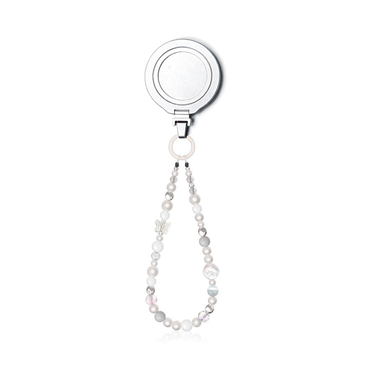 Magnetic Grip Strap/ Charm - Swappable Grip Base Stand with Strap Hook for Phones & Kindles Ganinno