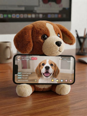 （Ships mid-November.）Plush Doll Magnetic Phone/Kindle/Kobo Grip & Foldable MagSafe Stand（副本）