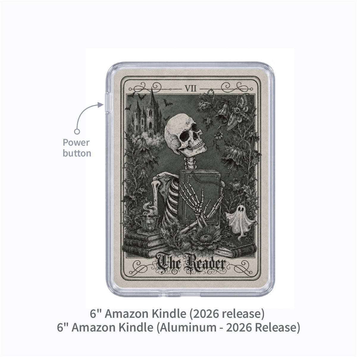 Ganinno® Just one more chapter Kindle/Kobo Fully Magnetic Case (Premium Soft-Touch Finish)