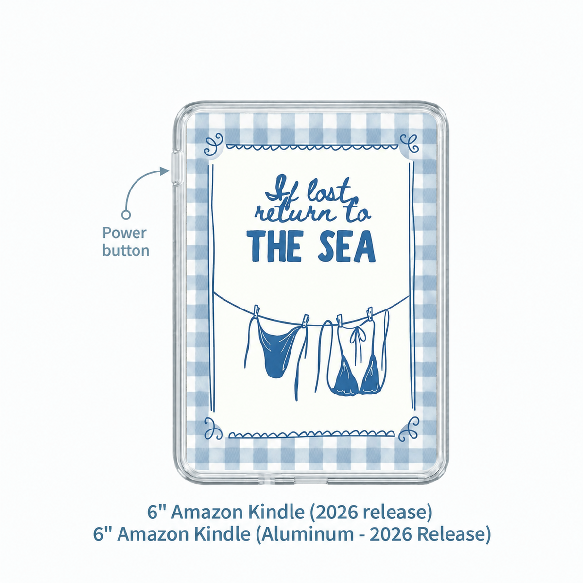 Ganinno® The Sea Kindle/Kobo Fully Magnetic Case (Premium Soft-Touch Finish)