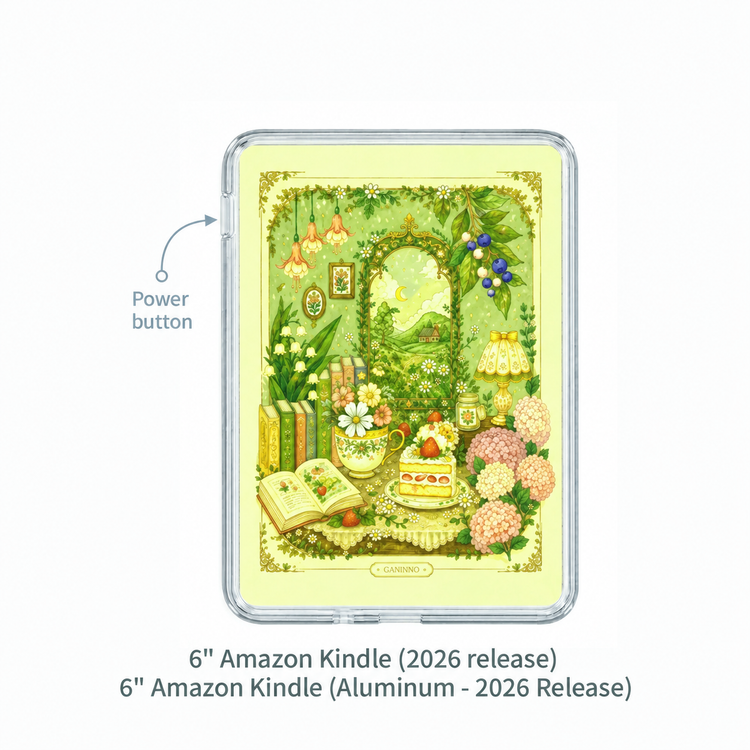 Ganinno® The Cottage Window Kindle/Kobo Fully Magnetic Case (Premium Soft-Touch Finish)