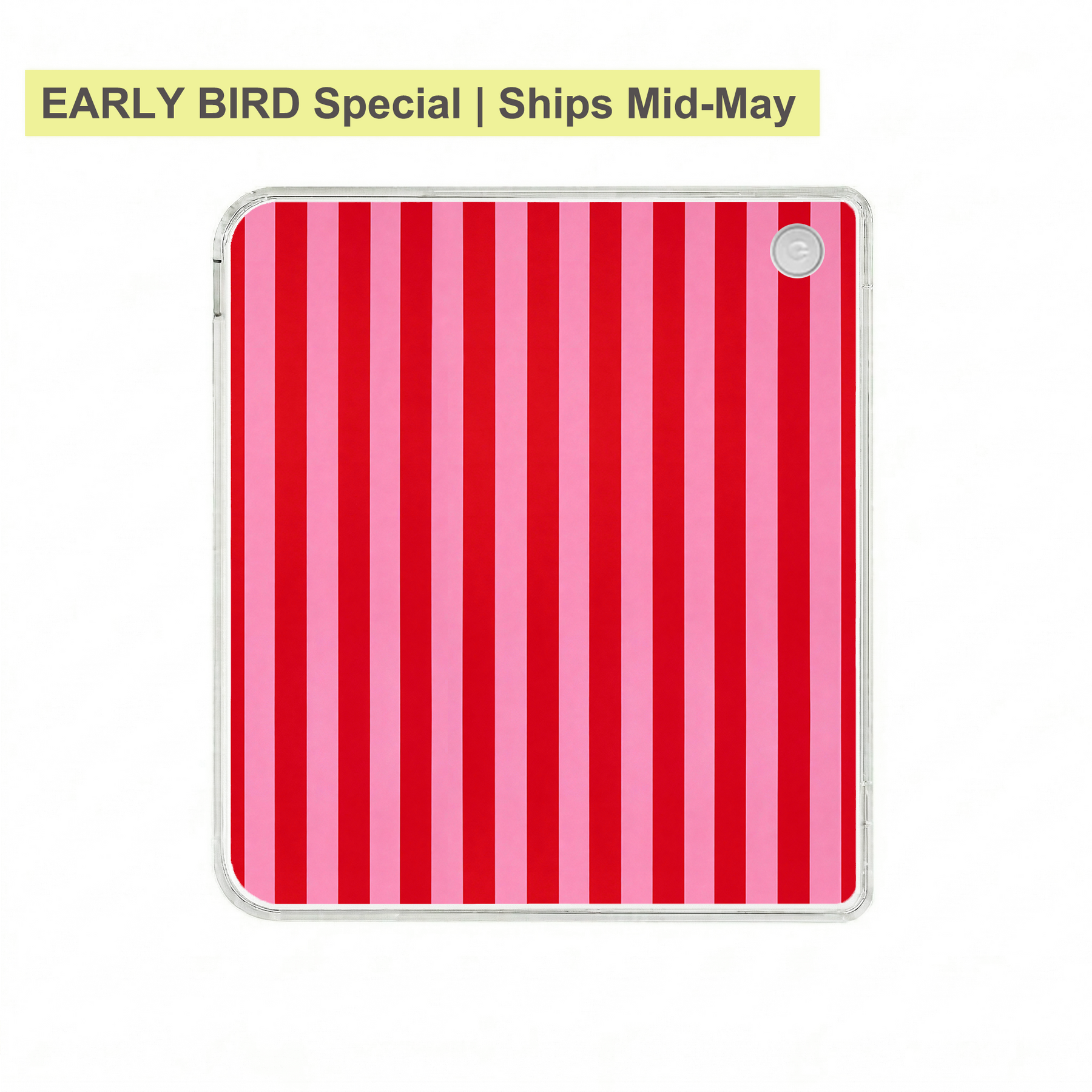 Ganinno® Pink Stripes- 12th/ 11th Gen Kindle MagSafe Case