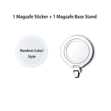 Magnetic Grip Strap/ Charm - Swappable Grip Base Stand with Strap Hook for Phones & Kindles