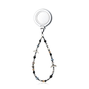 Magnetic Grip Strap/ Charm - Swappable Grip Base with Strap Hook for Phones & Kindles