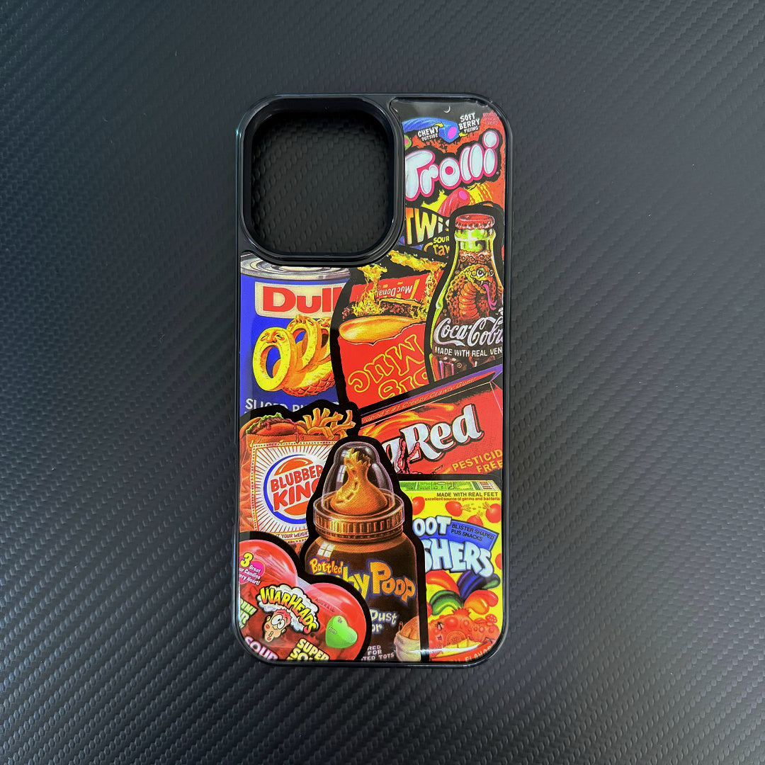 DIY Phone Case (80s Retro Stickers)