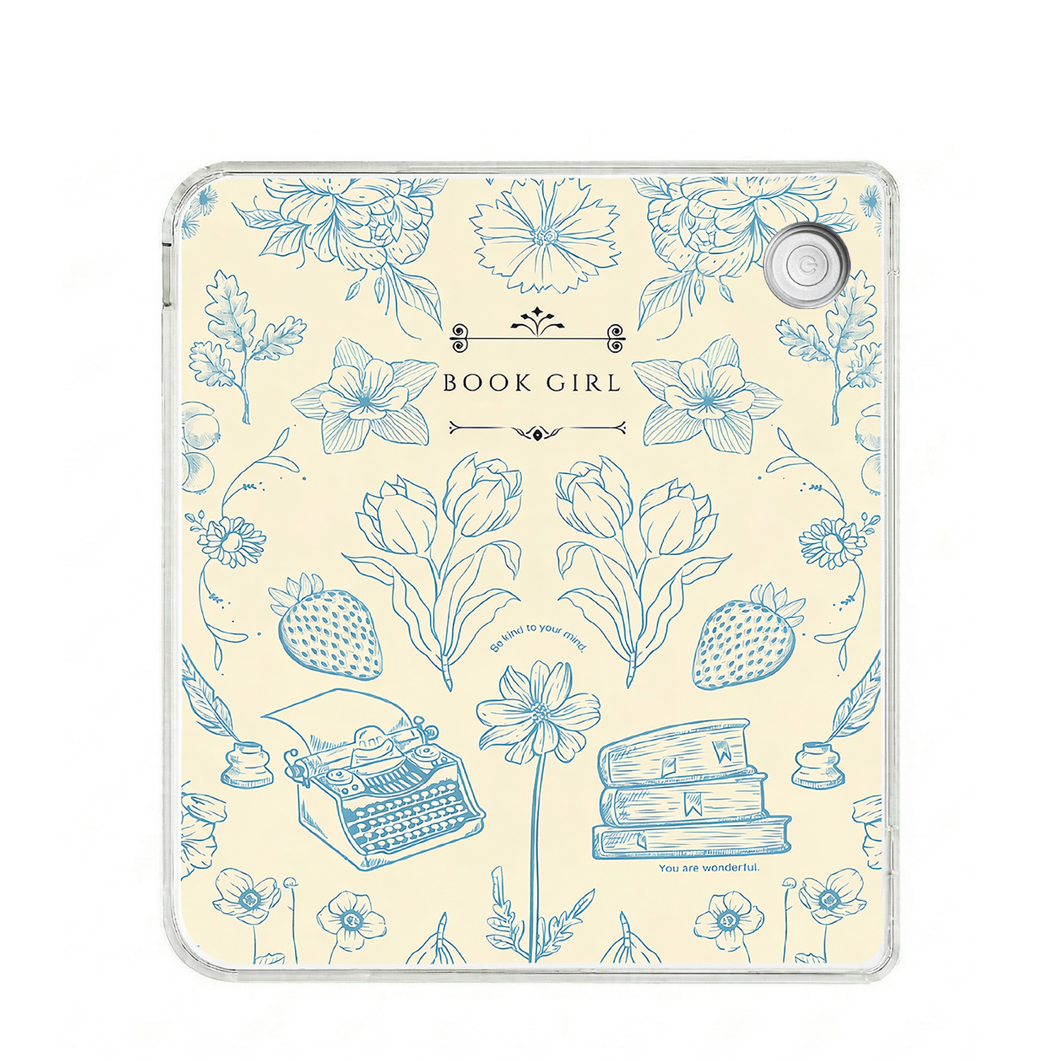 Ganinno® Book Girl- 12th/ 11th Gen Kindle MagSafe Case