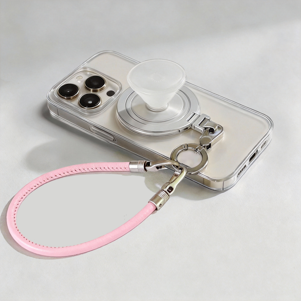 Soft Touch Wrist Strap – Pink