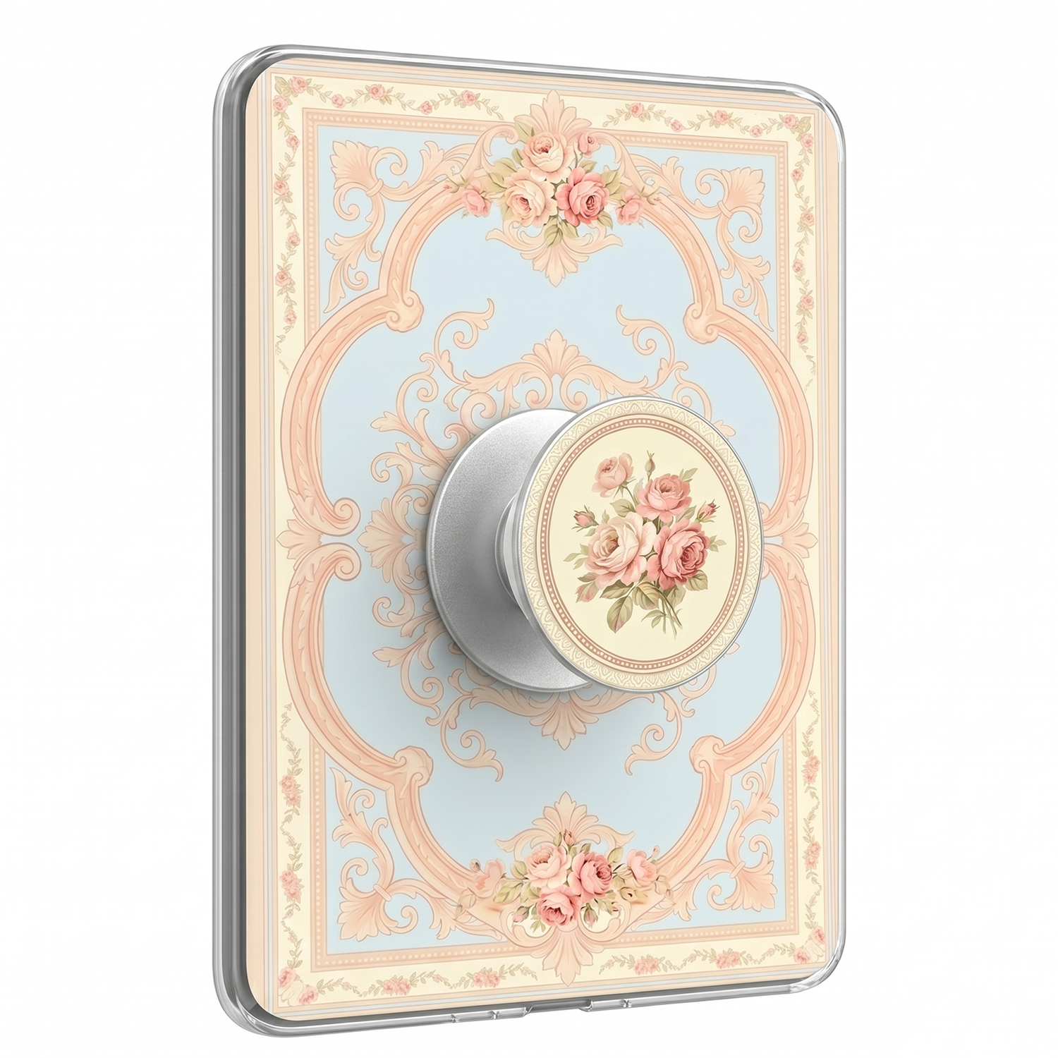Ganinno® The Heirloom Frame - Vintage Rose Kindle/Kobo Case (Premium Soft-Touch Finish)