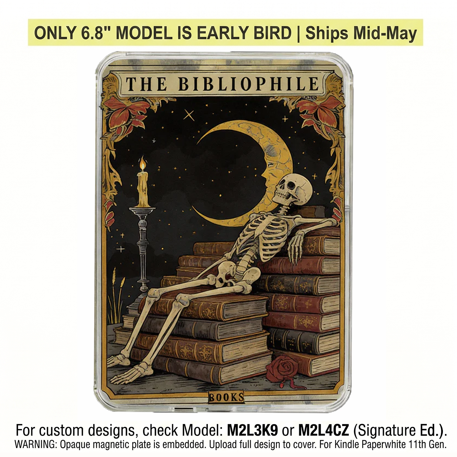 Ganinno® THE BIBLIOPHILE - 12th/ 11th Gen Kindle MagSafe Case