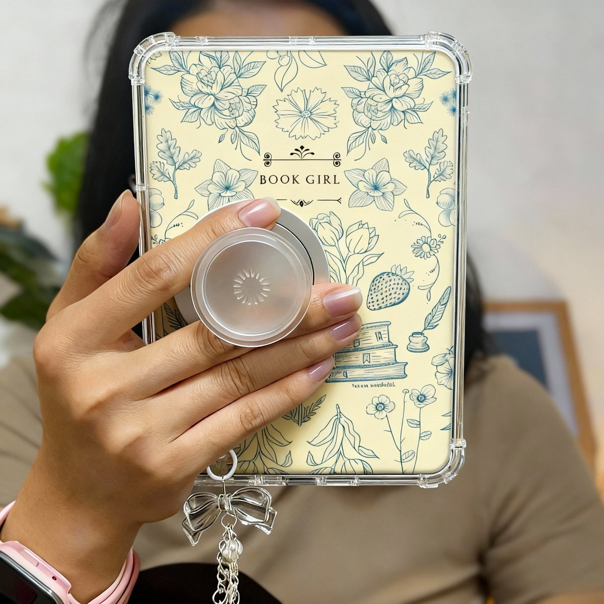 Ganinno® Book Girl- 12th/ 11th Gen Kindle MagSafe Case Ganinno