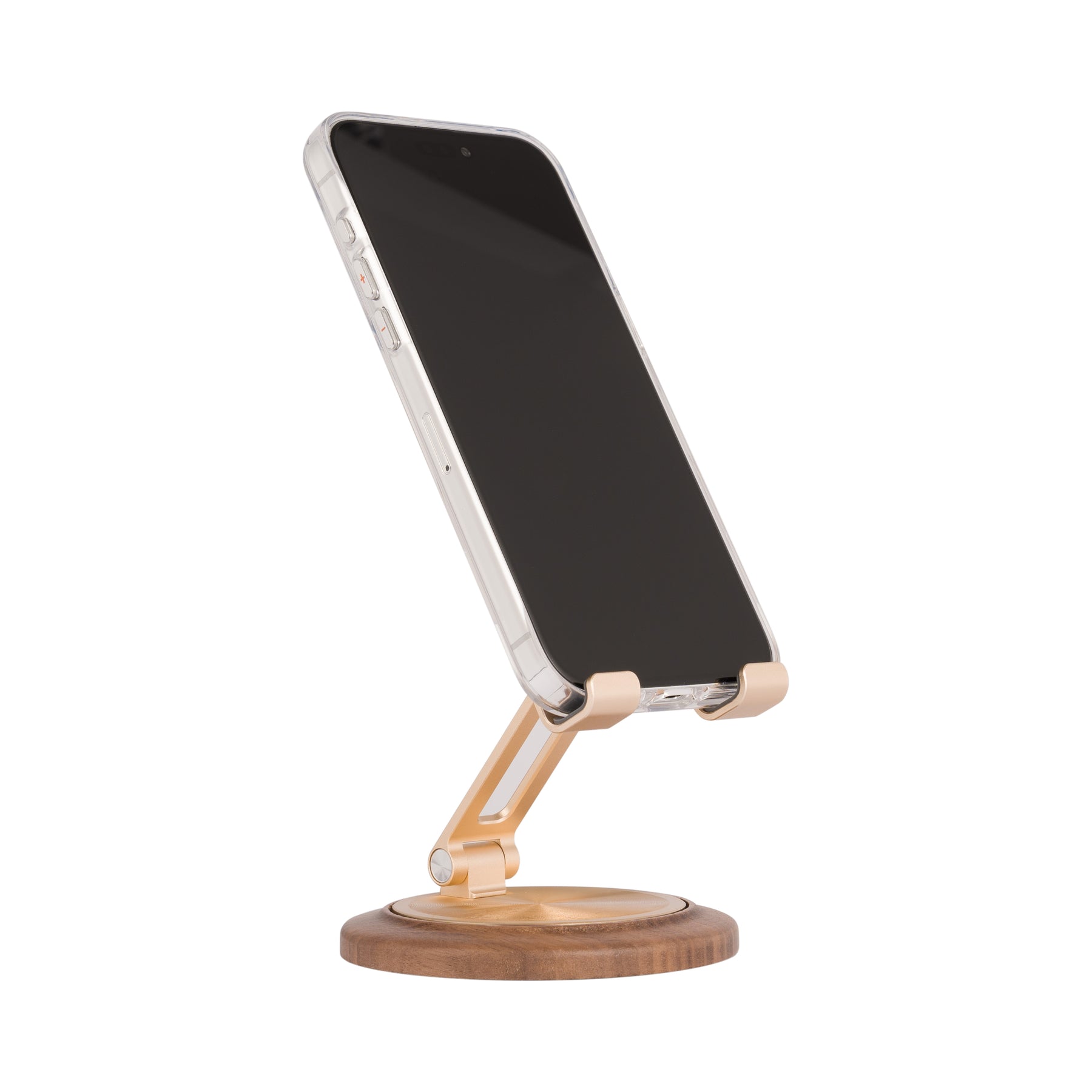 Premium Wood Base and Aluminum Alloy Stand