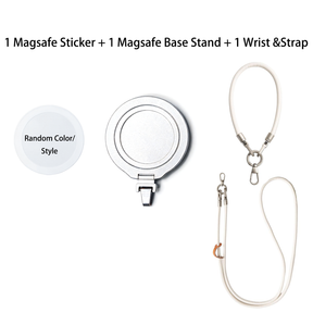 Magnetic Grip Strap/ Charm - Swappable Grip Base Stand with Strap Hook for Phones & Kindles