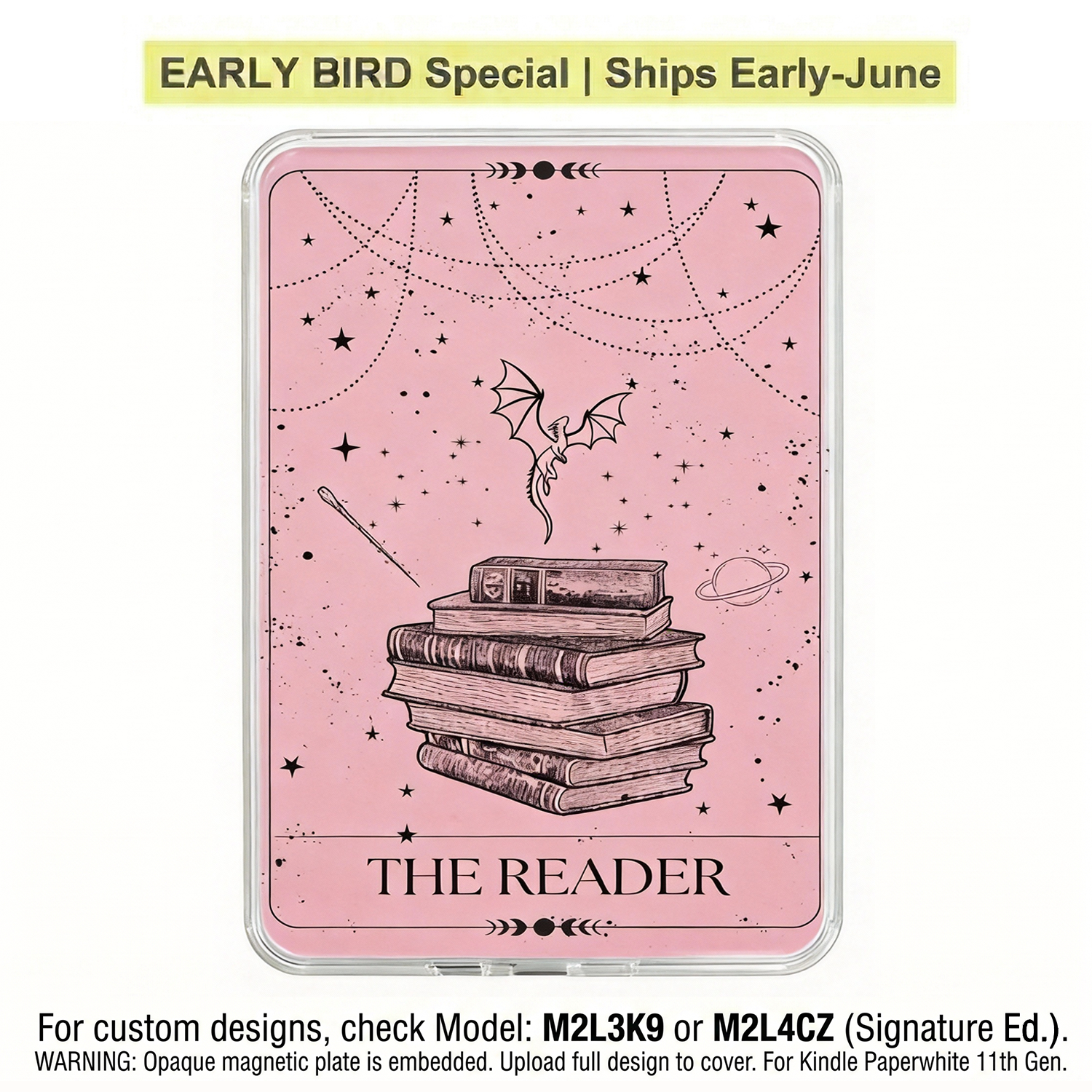 Ganinno® The Reader- 12th/ 11th Gen Kindle MagSafe Case