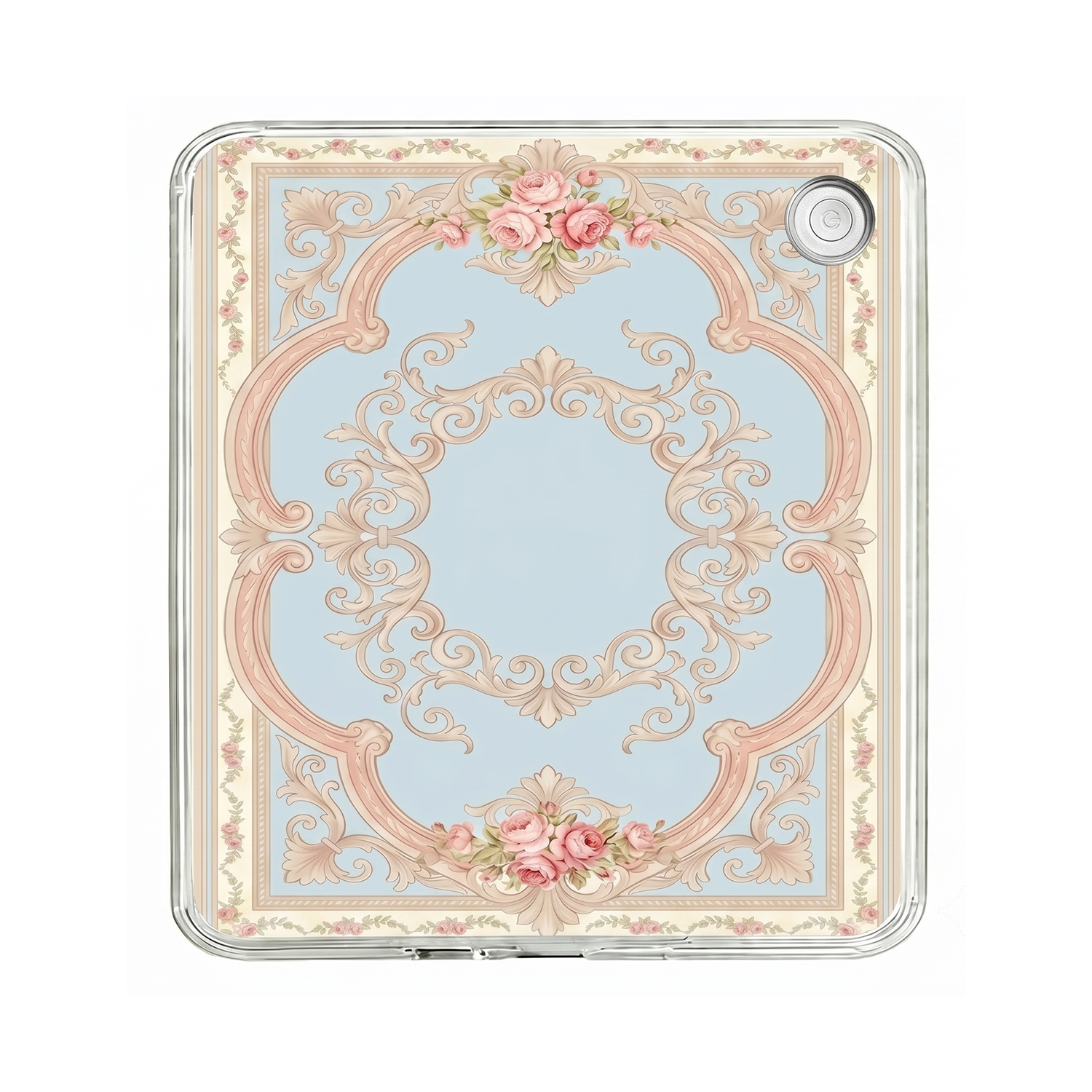 Ganinno® The Heirloom Frame - Vintage Rose Kindle/Kobo Case (Premium Soft-Touch Finish) Ganinno