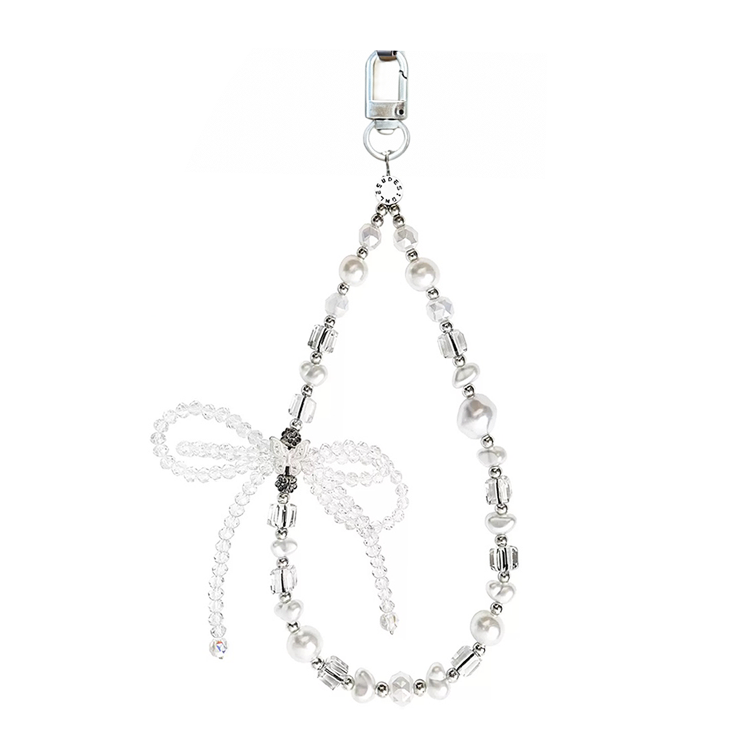 Magnetic Grip Strap/ Charm - Swappable Grip Base with Strap Hook for Phones & Kindles