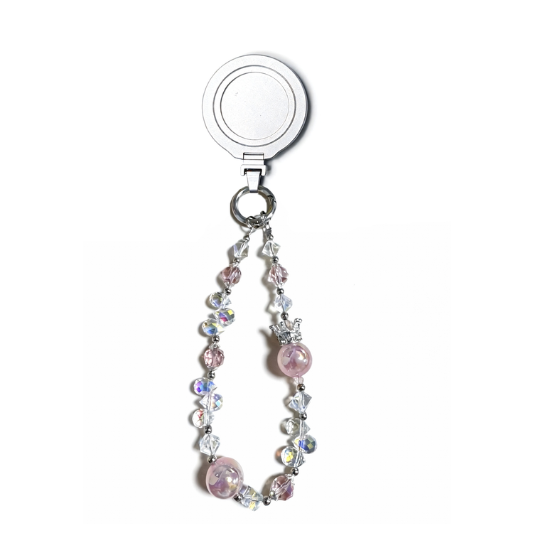 Magnetic Grip Strap/ Charm - Swappable Grip Base Stand with Strap Hook for Phones & Kindles Ganinno